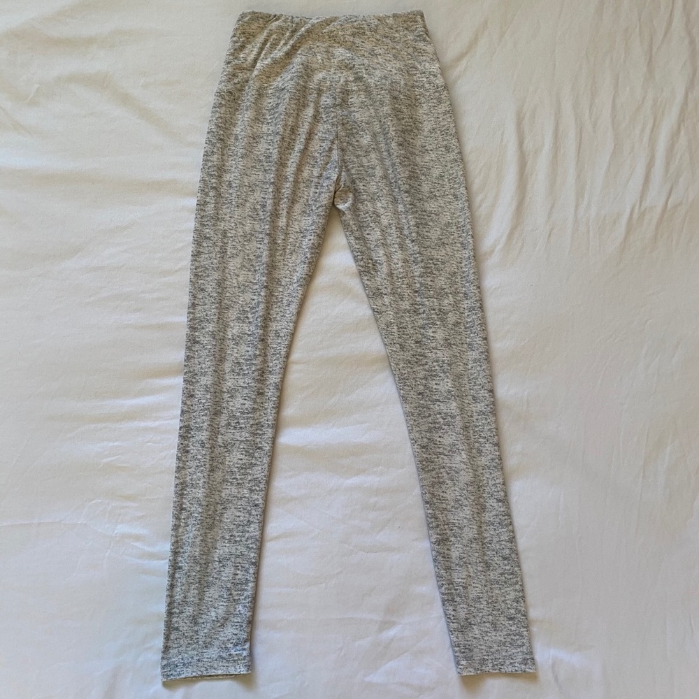 Marled grey leggings